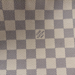 Pre-owned Louis Vuitton Neverfull MM Azur Damier Canvas N51107 handbag | stylenewstar