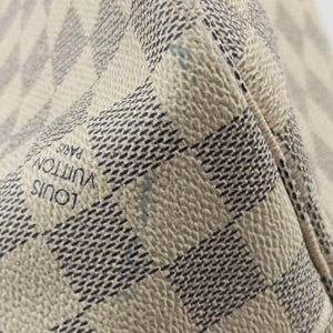 Pre-owned Louis Vuitton Neverfull MM Azur Damier Canvas N51107 handbag | stylenewstar