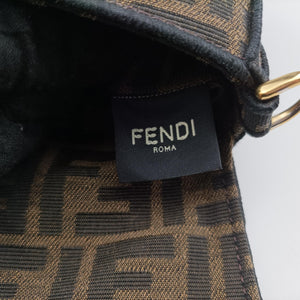 Pre-owned Fendi BAGUETTE Brown canvas 8BS017 shoulderbag | stylenewstar