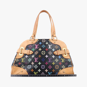 Pre-owned Louis Vuitton Claudia Noir Monogram Multicolore M40194 shoulderbag | stylenewstar