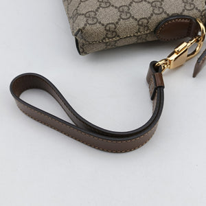 Pre-owned Gucci Interlocking G Messenger Beige × Brown PVC coated canvas× Leather 723306 crossbodybag | stylenewstar
