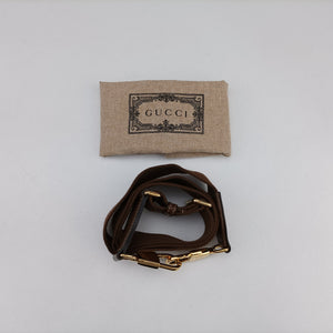 Pre-owned Gucci Interlocking G Messenger Beige × Brown PVC coated canvas× Leather 723306 crossbodybag | stylenewstar