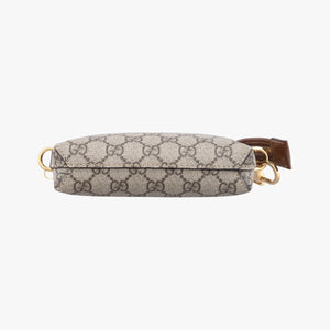 Pre-owned Gucci Interlocking G Messenger Beige × Brown PVC coated canvas× Leather 723306 crossbodybag | stylenewstar