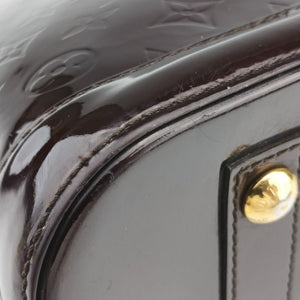 Pre-owned Louis Vuitton Alma PM Amarante Vernis M91691 handbag | stylenewstar