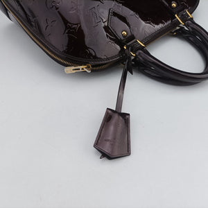 Pre-owned Louis Vuitton Alma PM Amarante Vernis M91691 handbag | stylenewstar