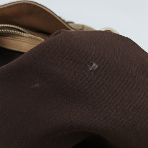 Pre-owned Gucci Indy Babouska Beige Canvas×Leather 185566 shoulderbag | stylenewstar