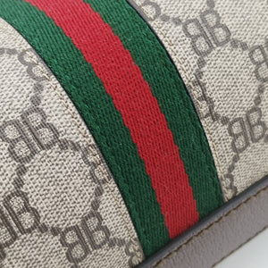 Pre-owned Balenciaga The Hacker Project Boston Beige x Brown PVC coated canvas×Leather 524532 shoulderbag | stylenewstar