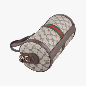 Pre-owned Balenciaga The Hacker Project Boston Beige x Brown PVC coated canvas×Leather 524532 shoulderbag | stylenewstar