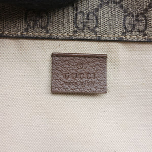 Pre-owned Gucci NEO VINTAGE GG Supreme Beige×Brown PVC coated canvas 495654 crossbodybag | stylenewstar