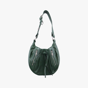 Secondhand Yves Saint Laurent Rive Gauche Green Leather 120436 shoulderbag | stylenewstar