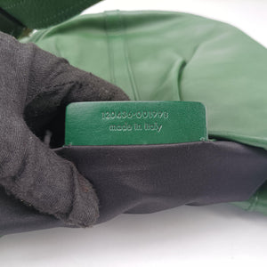 Secondhand Yves Saint Laurent Rive Gauche Green Leather 120436 shoulderbag | stylenewstar