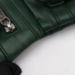 Secondhand Yves Saint Laurent Rive Gauche Green Leather 120436 shoulderbag | stylenewstar