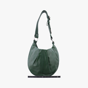 Secondhand Yves Saint Laurent Rive Gauche Green Leather 120436 shoulderbag | stylenewstar