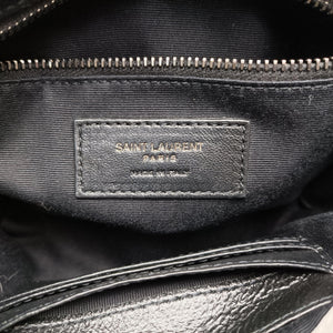 Pre-owned Yves Saint Laurent Niki Grey Leather 583108 shoulderbag | stylenewstar