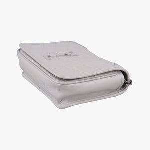 Pre-owned Yves Saint Laurent Niki Grey Leather 583108 shoulderbag | stylenewstar