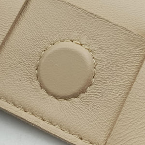 Secondhand Bottega Veneta candy cassette Beige lambskin shoulderbag | stylenewstar
