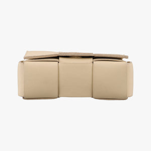 Secondhand Bottega Veneta candy cassette Beige lambskin shoulderbag | stylenewstar