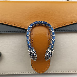Pre-owned Gucci Dionysus White×Yellow Leather 421970 shoulderbag | stylenewstar