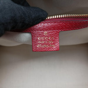 Pre-owned Gucci Fujiko-Pro Doraemon Micro GG Supreme Beige × Red PVC coated canvas 653952 shoulderbag | stylenewstar