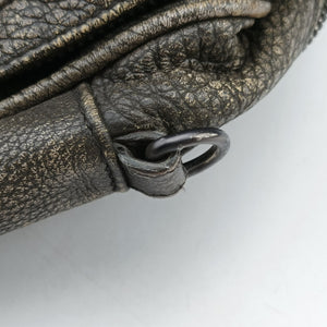 Pre-owned Bottega Veneta Intrecciato Grey lambskin shoulderbag | stylenewstar