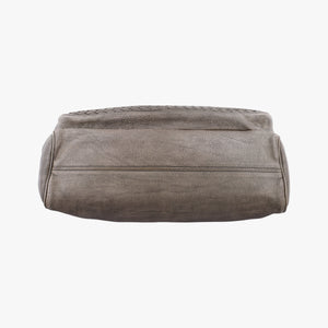 Pre-owned Bottega Veneta Intrecciato Grey lambskin shoulderbag | stylenewstar