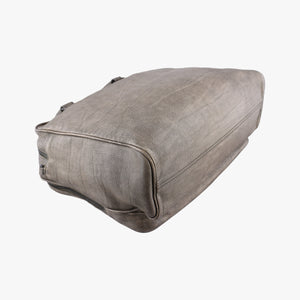 Pre-owned Bottega Veneta Intrecciato Grey lambskin shoulderbag | stylenewstar