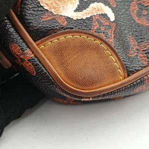 Pre-owned Louis Vuitton Panam Brown Monogram Catogram M44399 shoulderbag | stylenewstar
