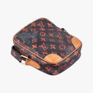 Pre-owned Louis Vuitton Panam Brown Monogram Catogram M44399 shoulderbag | stylenewstar