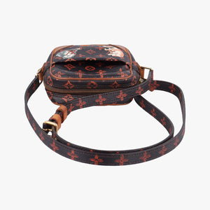 Pre-owned Louis Vuitton Panam Brown Monogram Catogram M44399 shoulderbag | stylenewstar