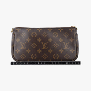 Pre-owned Louis Vuitton MULTI POCHETTE ACCESSOIRES brown×khaki Monogram Canvas M44813 shoulderbag | stylenewstar