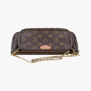 Pre-owned Louis Vuitton MULTI POCHETTE ACCESSOIRES brown×khaki Monogram Canvas M44813 shoulderbag | stylenewstar