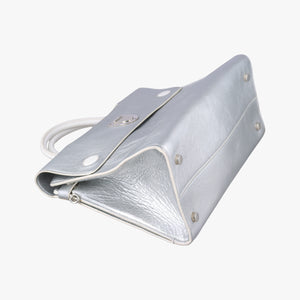 Pre-owned Christian Dior Diorever Silver Leather shoulderbag | stylenewstar