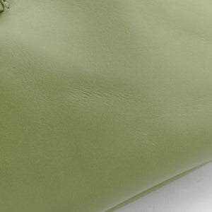Pre-owned Bottega Veneta Baby Liberta Green Leather 826147V4SJ12498 shoulderbag | stylenewstar