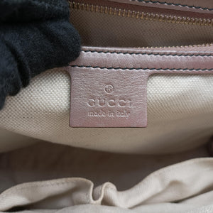 Pre-owned Gucci Emily Pink Patent Leather 295403 shoulderbag | stylenewstar