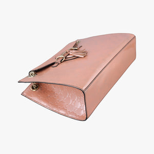 Pre-owned Gucci Emily Pink Patent Leather 295403 shoulderbag | stylenewstar