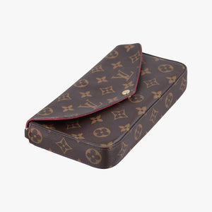 Secondhand Louis Vuitton Pochette Felicie Brown Monogram Canvas M61276 shoulderbag | stylenewstar