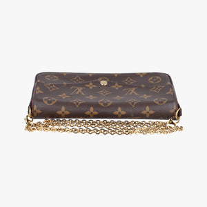 Secondhand Louis Vuitton Pochette Felicie Brown Monogram Canvas M61276 shoulderbag | stylenewstar