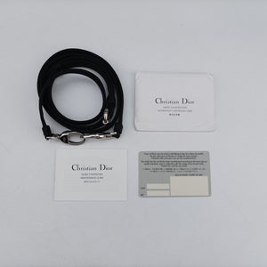 Pre-owned Christian Dior Lady Dior Black Silk shoulderbag | stylenewstar