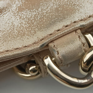 Pre-owned Fendi Mia Golden Canvas 8BR616 shoulderbag | stylenewstar