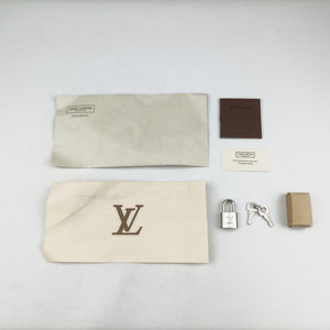 Pre-owned Louis Vuitton Lockit Silver Monogram Miroir M95449 handbag | stylenewstar