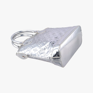 Pre-owned Louis Vuitton Lockit Silver Monogram Miroir M95449 handbag | stylenewstar