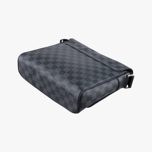 Pre-owned Louis Vuitton DANIEL MM Noir Damier GRAPHITE N58029 shoulderbag | stylenewstar