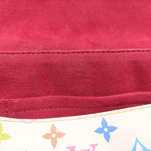 Secondhand Louis Vuitton BEVERLY MM White Monogram Multicolor M40203 shoulderbag | stylenewstar