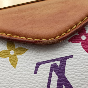 Secondhand Louis Vuitton BEVERLY MM White Monogram Multicolor M40203 shoulderbag | stylenewstar