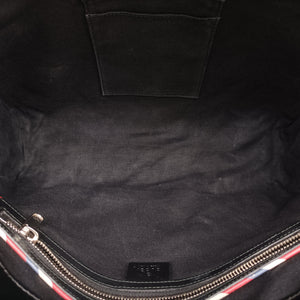 Pre-owned Gucci GG Supreme Courrier Messenger Black×Multicolour PVC coated canvas×Leather 474138 shoulderbag | stylenewstar