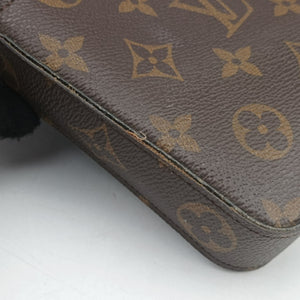 Pre-owned Louis Vuitton Pochette FeLICIE Brown Monogram Canvas M61276 clutchbag | stylenewstar