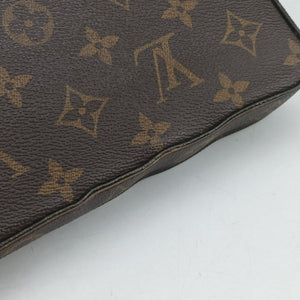 Pre-owned Louis Vuitton Pochette FeLICIE Brown Monogram Canvas M61276 clutchbag | stylenewstar