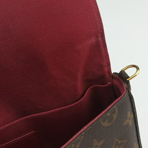 Pre-owned Louis Vuitton Pochette FeLICIE Brown Monogram Canvas M61276 clutchbag | stylenewstar