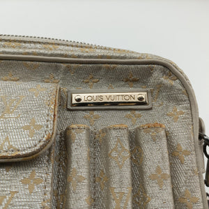 Pre-owned Louis Vuitton Shine McKenna Silver Monogram Shine M92362 shoulderbag | stylenewstar