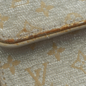 Pre-owned Louis Vuitton Shine McKenna Silver Monogram Shine M92362 shoulderbag | stylenewstar
